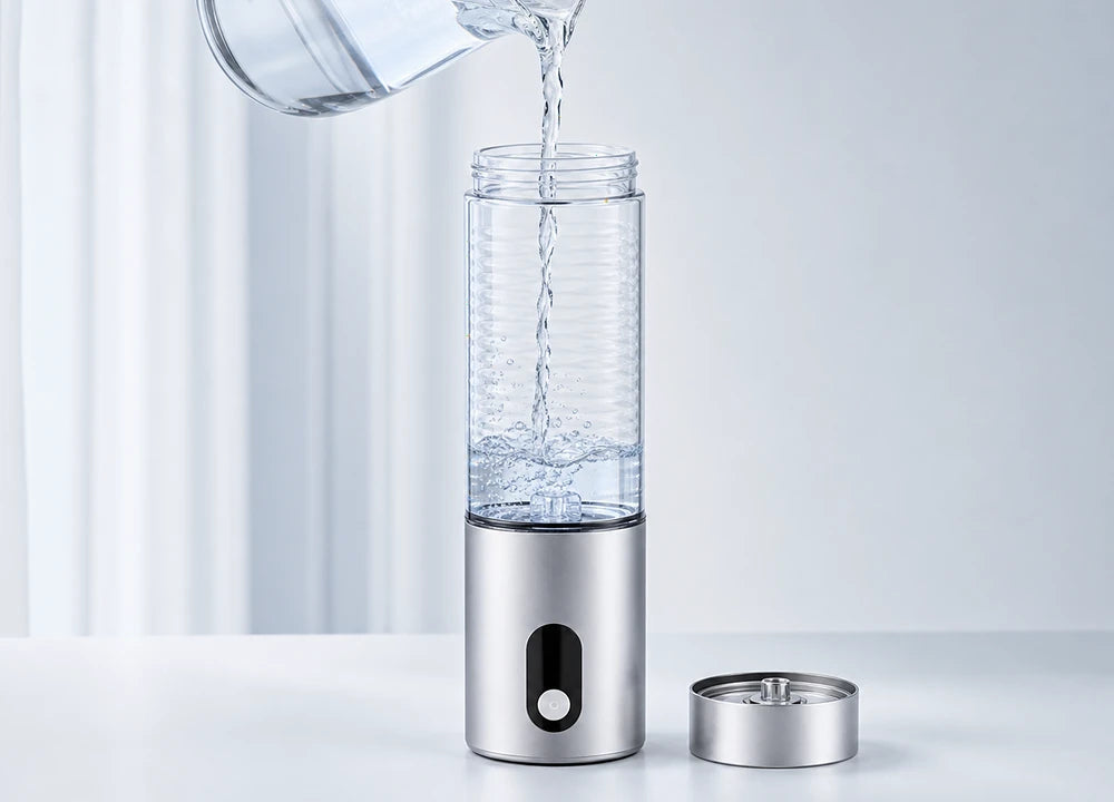 Water being added to the Fulmor bottle